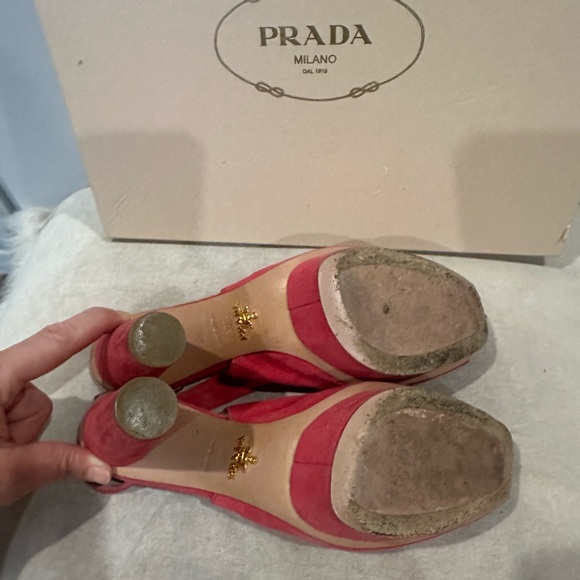 PRADA peep toe heels - Picture 9 of 10